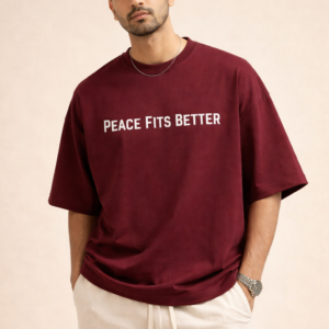 peace unisex oversized tee